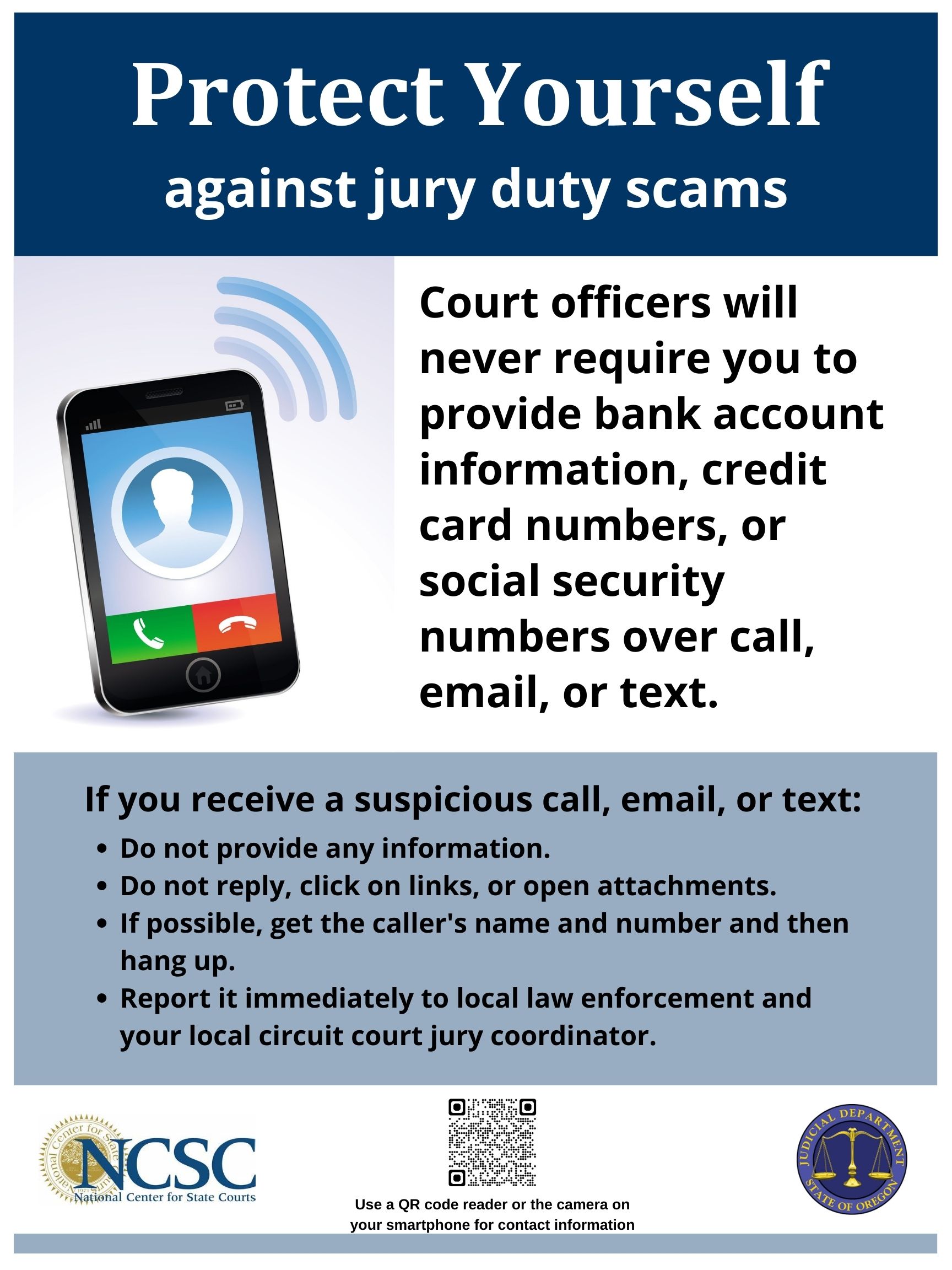 Oregon Judicial Department Find Juror Information How Do I? State